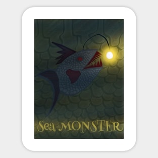 Monster Fish Sticker